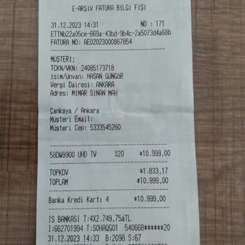 Dijitsu 58"LED TV Nin Arka Kapak Kırığı