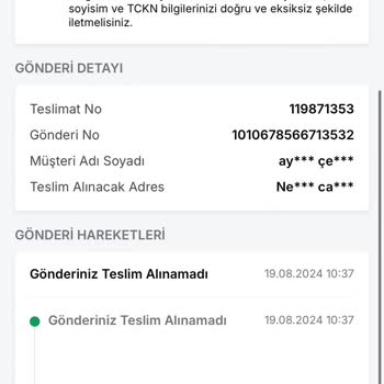 Trendyol Express Adresten Kargo Alma
