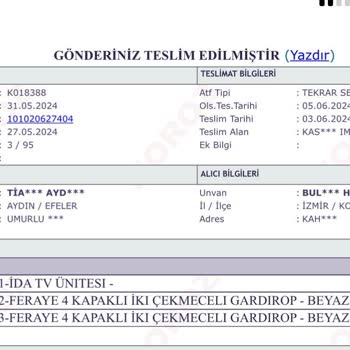 A101 Online Alişveriş Aldığım Ürünlerimi Eksik Ve Yanlış Gönderdi