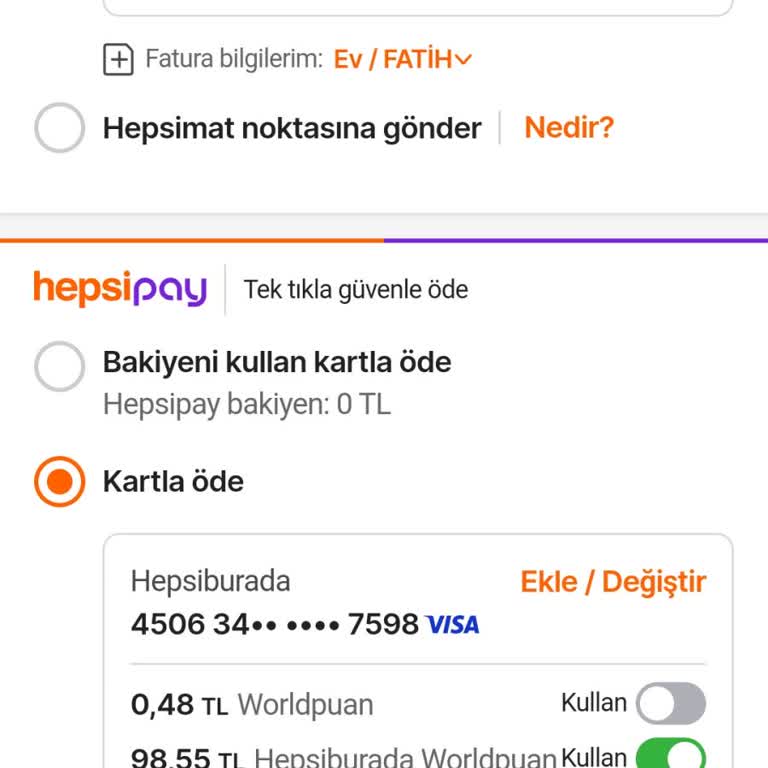 Hepsiburada Ret001 Ödeme Sırasında Hata
