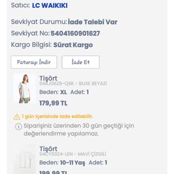 LCW Kayıp Ürün