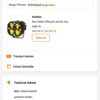 Trendyol Express Kdz. Ereğli Şubesi.