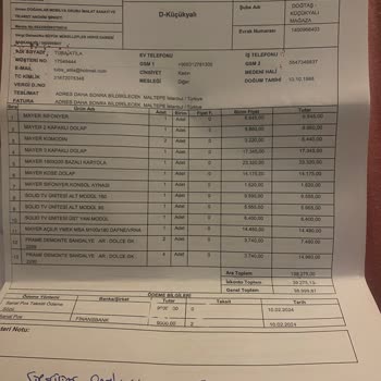 Doğtaş Mobilya Küçükyalı/ Eksik Ürün Ve Hasarlı Ürün