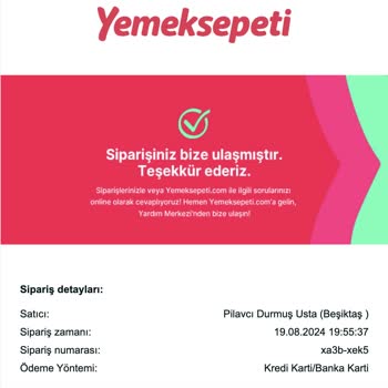 Yalan Beyanla Sipariş İptal Eden Restoran Ve Yemeksepeti İlgisizliği