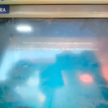 Denizbank ATM'de Paranın Alıkonulması
