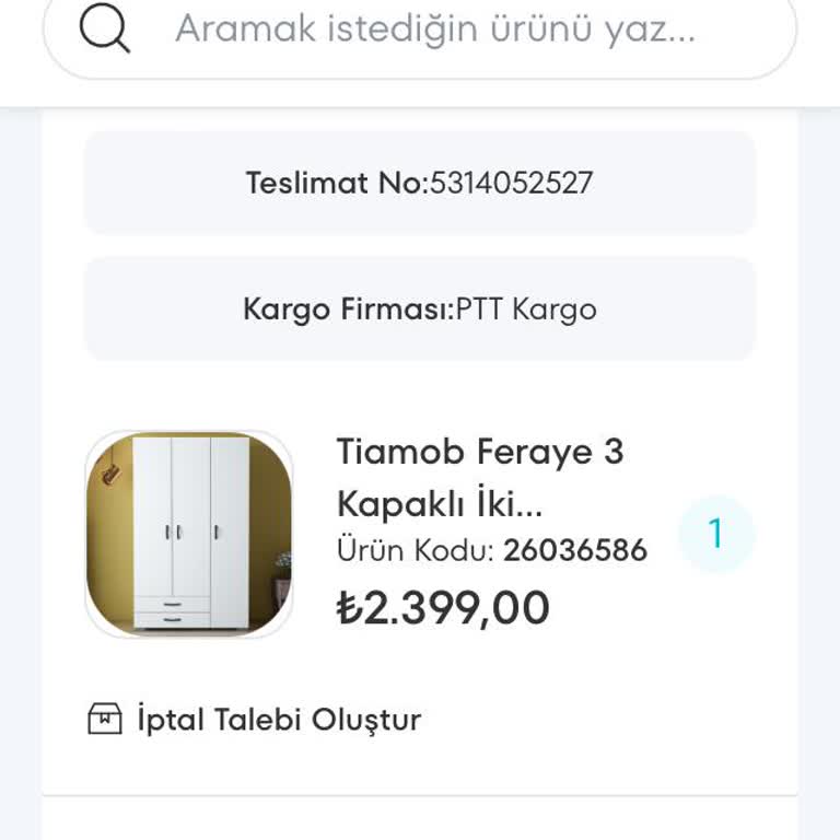 A101 Bir Türlü Gelmeyen Gardırop