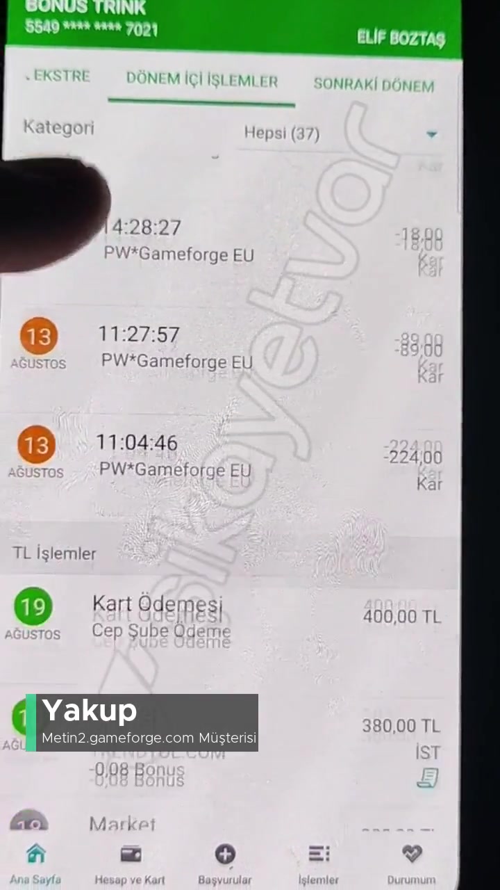 Metin2.gameforge.com Kafasına Göre Kartımdan Sürekli Para Kesiyor videonun kapak resmi