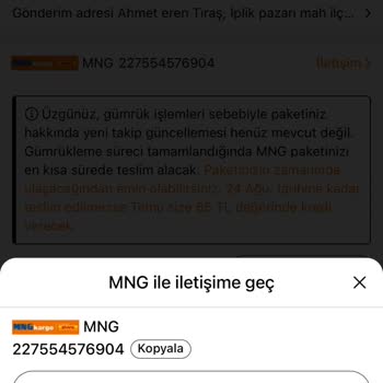 MNG Kargo Temu Ürünlerini Gümrükte Bekletiyor