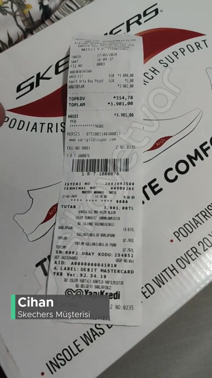 Skechers 2 Yıl Garantili Ayakkabı 3 Ayda Pert! videonun kapak resmi