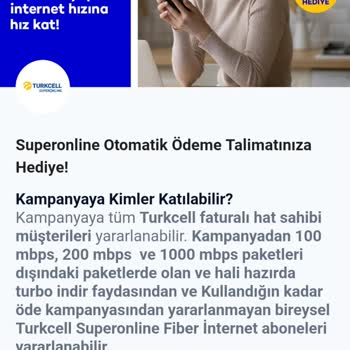 Turkcell Paycell'de Eksik İnternet Hediyesi
