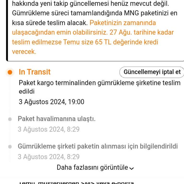 MNG Kargo Gümrükte Bekleyen Ürün Ve Müşteri Memnuniyetsizliği