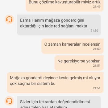 Trendyol Yemek Eksik Ürün Ve İade Sorunu Yaşadım