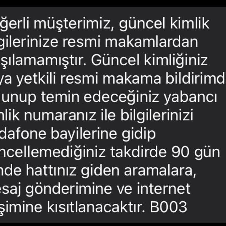 Soyadı Değişikliği İçin Vodafone'da Mekik Döngüsü