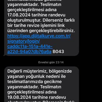 Dijital Kurye Yeni Aldığım Hattımı Getirmiyor Müşteri Temsilcisi Yok