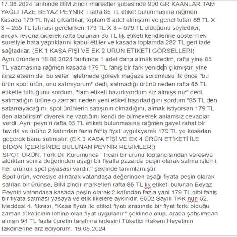 BİM' E Artık Birileri Dur Demeli...