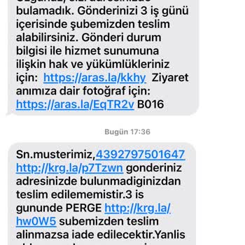 Aras Kargo Ve Boyner Ürün Teslim Sorunu