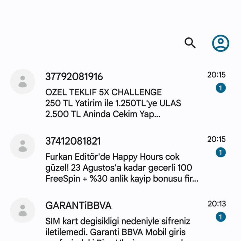 Vodafone Hattında Sürekli Gelen Alakasız Mesajlar