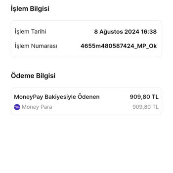 MoneyPay Eksik Geri Ödeme