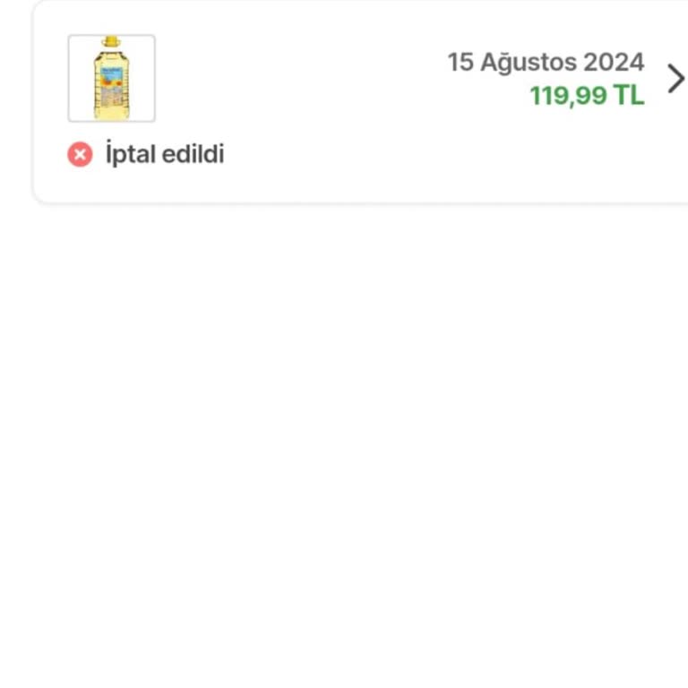 Hepsiburada İptal Oluyor Ürün