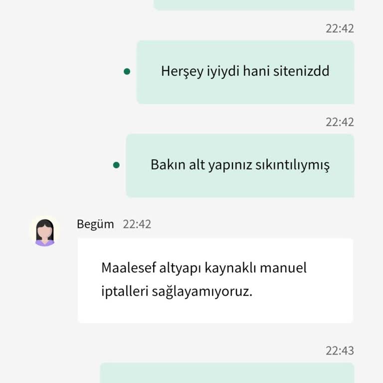 Betpark Üyelik İptali Talebime Yanıt Alamıyorum