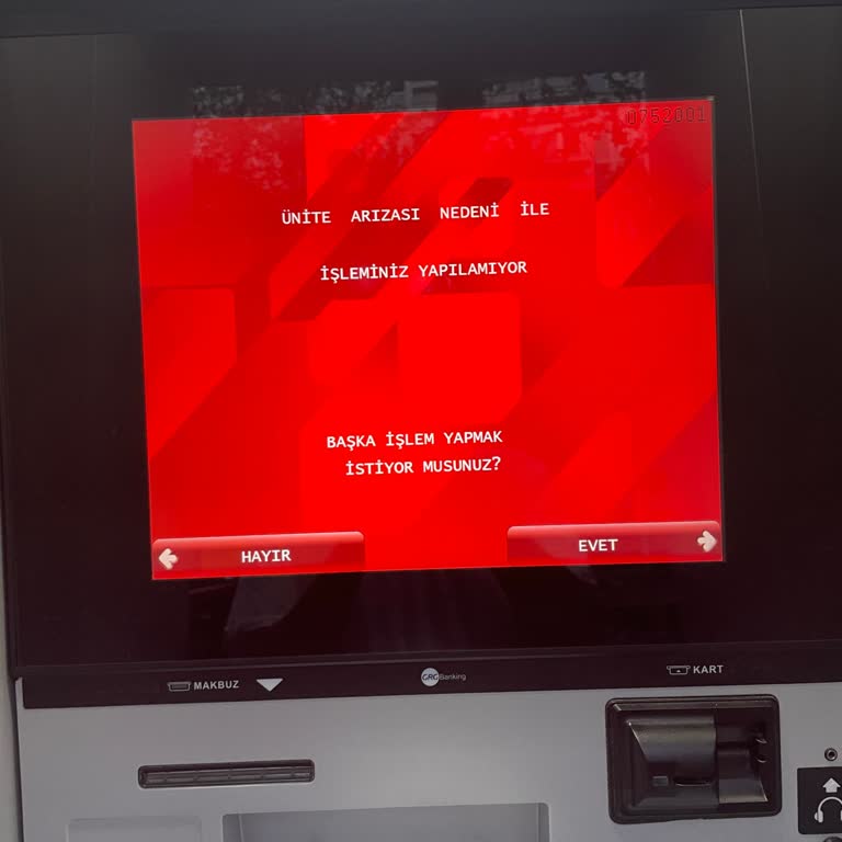 Ziraat Bankası Ziraat ATM'si Paramı Aldı Miktar Hatırlamam İsteniyor