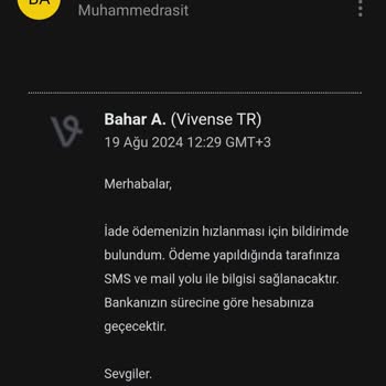 Vivense'den Aldığım Ürünler Ve İade Sürecindeki Sorunlar