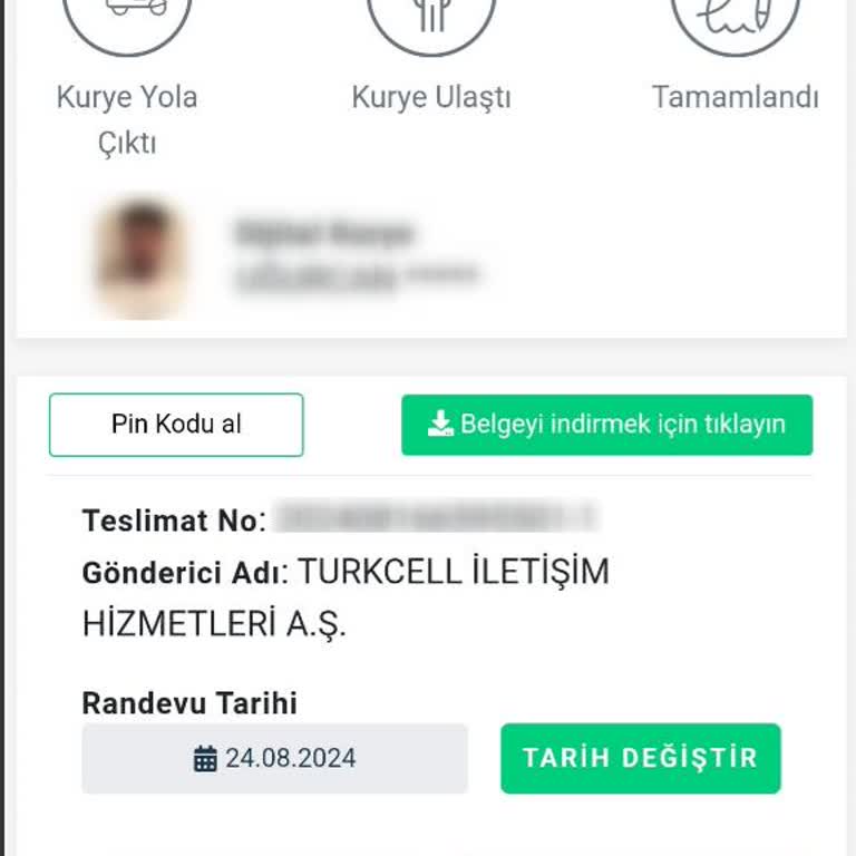 Dijital Kurye Gelmek Bilmeyen Teslimat