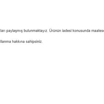 Samm Teknoloji Samm Market Ayıplı Ürün İade Hakkım Değerlendirilmiyor