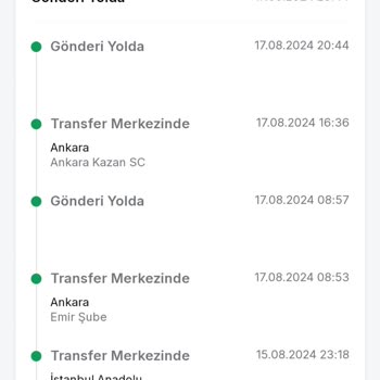 Trendyol Express Kargo 12.08.2024 Tarihinden Be