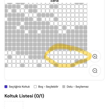 Passolig Hatalı Görselden Dolayı Yanlış Yer Seçilmesi