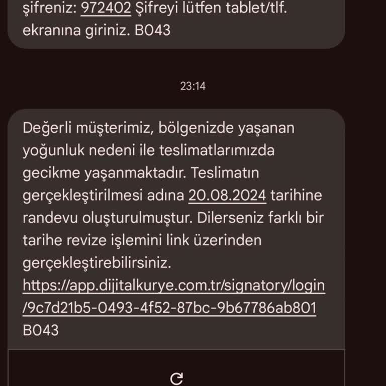 Dijital Kurye Randevu Erteleme Ve İletişim Sorunları