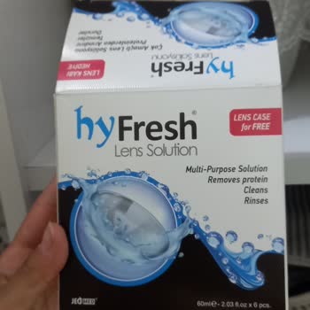 Jeomed Hy Fresh Lens Solusyonu Gözümden Ediyordu