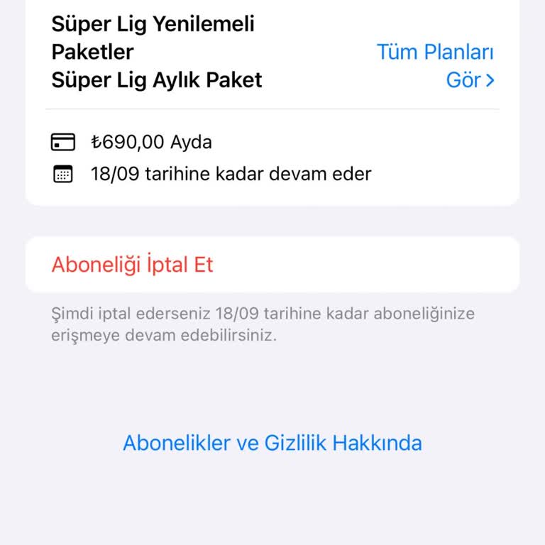 TOD Tv Tod Üyelik Paketi 699₺ İptal Talebi!