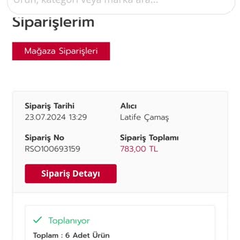 Rossmann Siparişimi 1 Aydır Kargolamıyor.