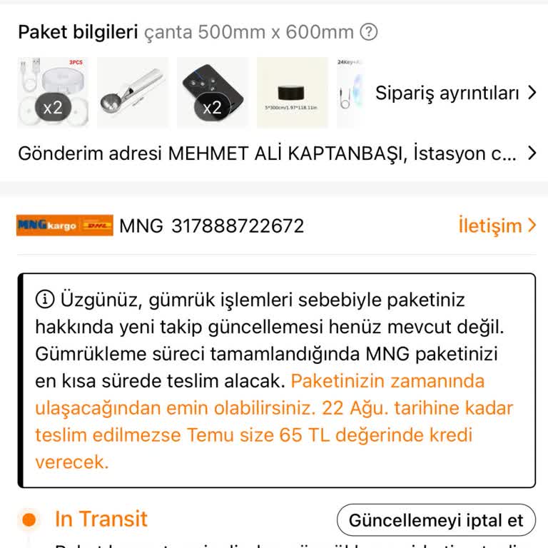 MNG Kargo 23 Gündür Gümrükte Kargomu Bekletiyor.