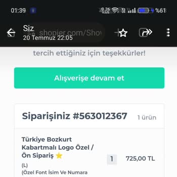 Forma Forum 1 Ay Dır Forma Siparişim Gelemedi