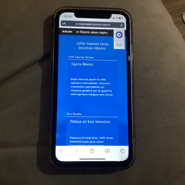 TÜVTÜRK Tuvturk.com Un Ödenmemiş Borcunuz Bulunmaktadır Saçmalığı!