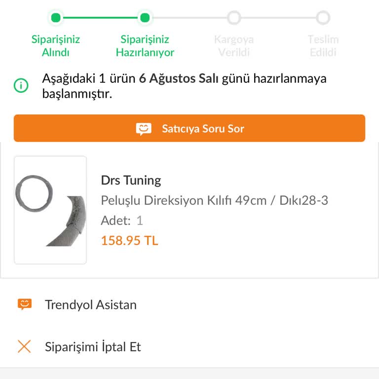 Trendyol Drs Tuning Shop Yanlış Sipariş İptali Ücret İadesi Yapılmıyor!