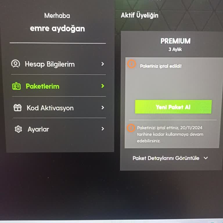 Geforce İptal Sonrası İade Etmeme