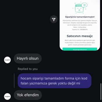 Halley Wear Sayfası Sahibinin Yaptığı Saygısızlık