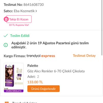 SKT Li Ürün Palette Satıcıdan Şikayetçiyim