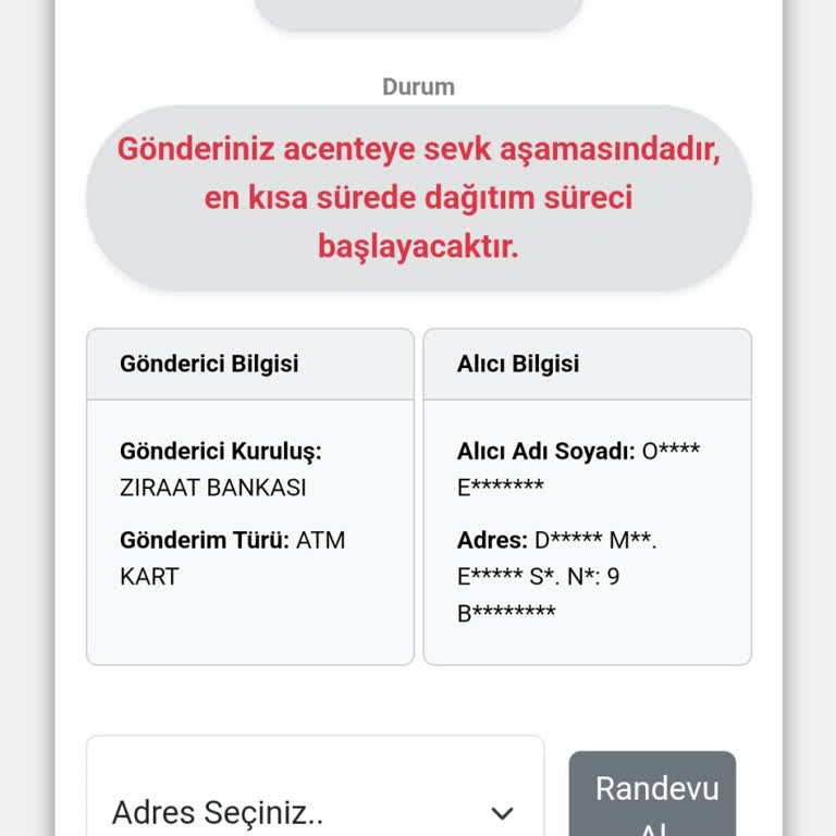 Kuryenet Gönderi Dağıtıma Çıkartılmaması Ve Teslimatın Gecikmesi
