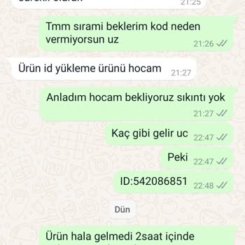Vodafone Her Şey Yanımda Ürün Teslimatı Ve Müşteri Hizmetleri Sorunu