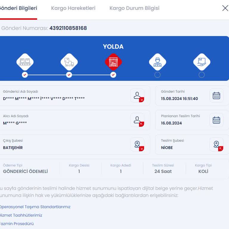 Aras Kargo Firmasının Bana Teslim Etmesi Gereken Paketi Bekliyorum.