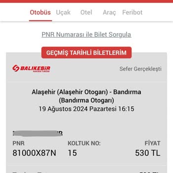 Obilet O Bilette Koltuğu Bana İki Kere Sattı