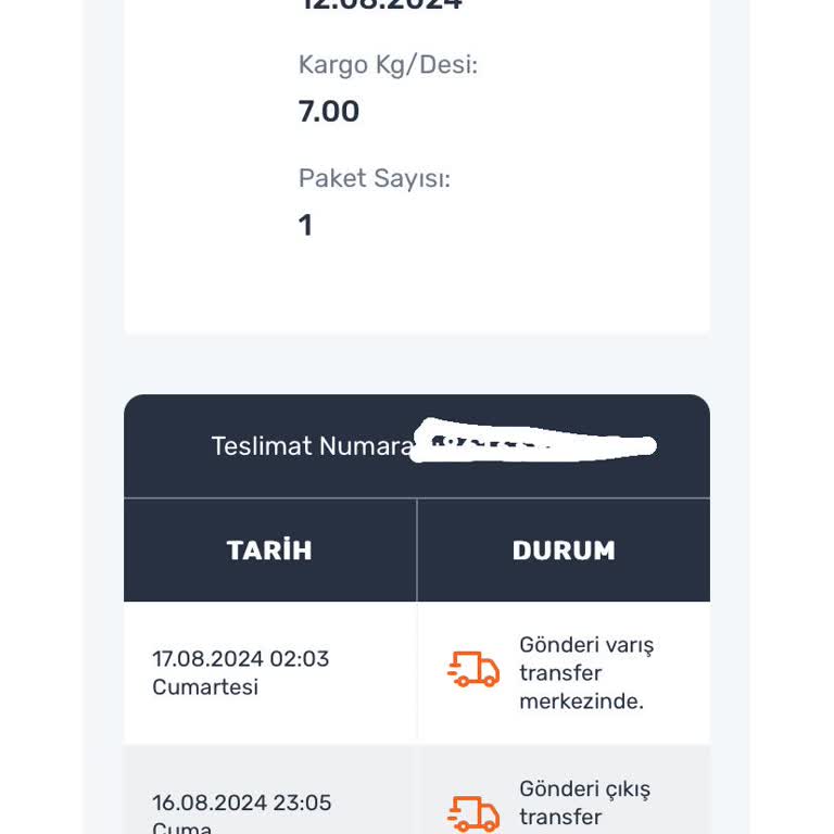 Aras Kargo İade Kargom Kayboldu