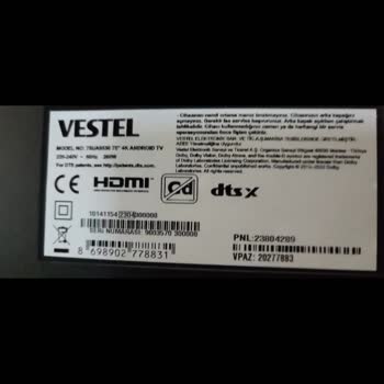 Vestel Televizyon Servisten Hasarlı Gelen TV