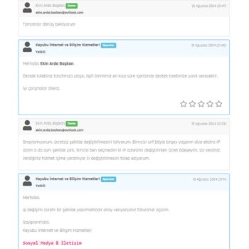 Keyubu VDS Sunucu Hizmeti Ve IP Adresi Sorunu
