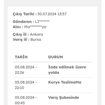 Evdemo Lojistik Fiyaskosunun Çözülmesini İstiyorum