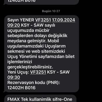 Ajet Uçak Saati İptal Ediyor Saat Değişikliğine Ücret Alıyor.